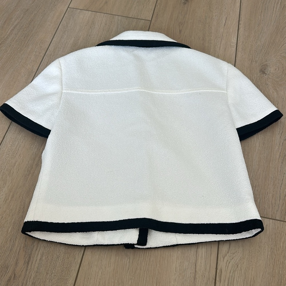 Gucci COTTON TWEED JACKET OFF WHITE - Picture 4 of 5